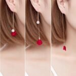 Earrings-Long-Tassel-Flower