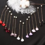 Earrings-Long-Tassel-Flower
