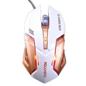 6D Backlight Game Mouse MOUOW 7 Colors 2400DPI Gaming Mice