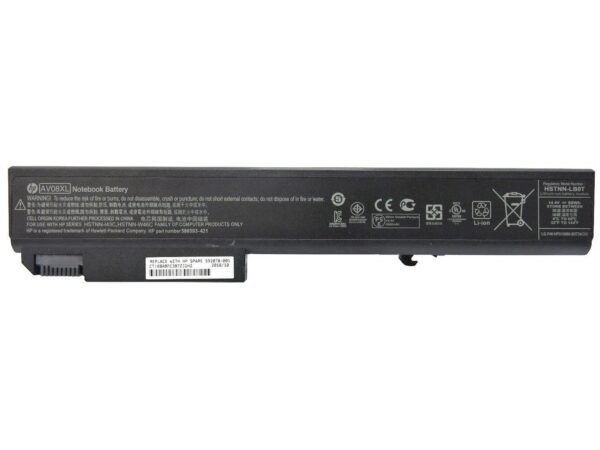 AV08XL Laptop Battery 75wh Replacement for HP EliteBook 8530P 8530W 8540P 8540W 8730W 8740W 8530 8730 493976-001 HSTNN-LB60 HSTNN-OB60 AV08 5200mAh