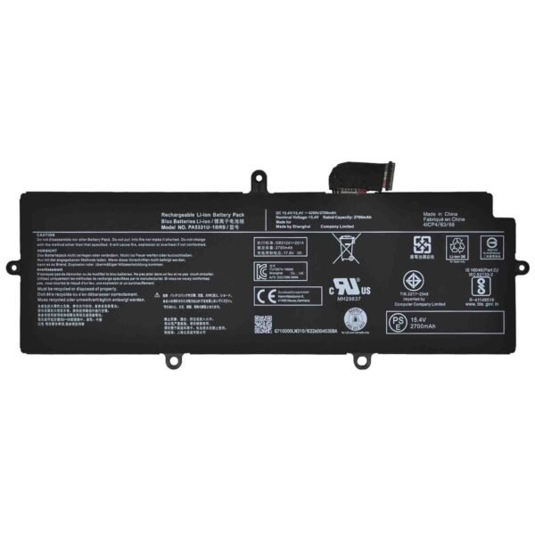 PA5331U-1BRS Laptop Battery for Toshiba Dynabook Portege A30 A30-E A30-G-132 A30-G-139 A40-G A40-E R30 R30-A R30-A-134 R30-E-10K R30-E-10X 15.4V 42Wh