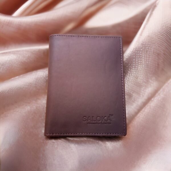SALOKA™ Genuine Cow Leather Wallet for Men – Slim, Stylish, Durable Bifold Card Holder