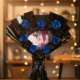 Photo Frame Bouquet of Artificial Flowers